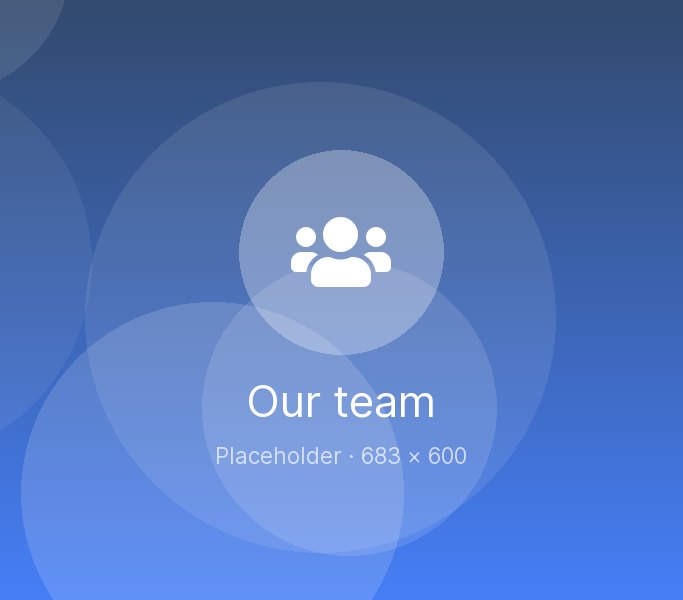 Placeholder: Our team
